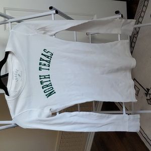 M UNT University of North Texas thermal shirt